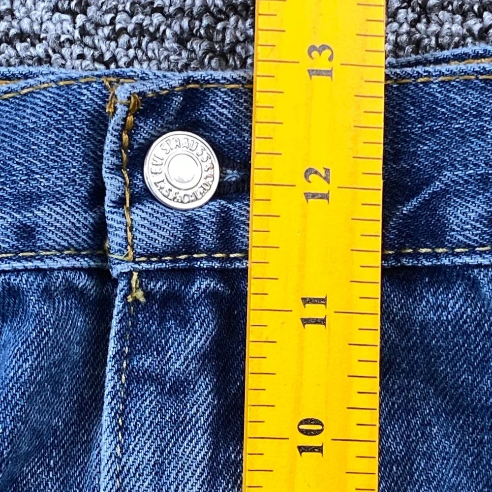 Levis 505 Jeans Mens 40x30 Blue 2013 Dark Stonewash Regular Straight Leg Denim